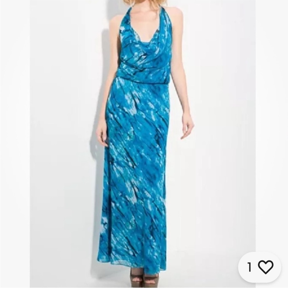 ALICE + OLIVIA 'Clara' Maxi Halter Dress